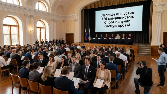 Лесгафт выпустил 120 специалистов. Спорт получил свежую кровь!